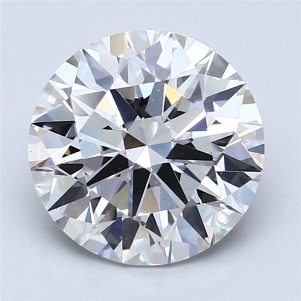 3.2ct Round F VS1 Lab-Grown Diamond