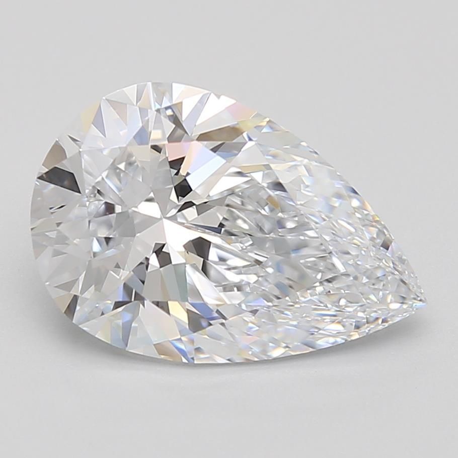 3.06ct Pear D IF Lab-Grown Diamond