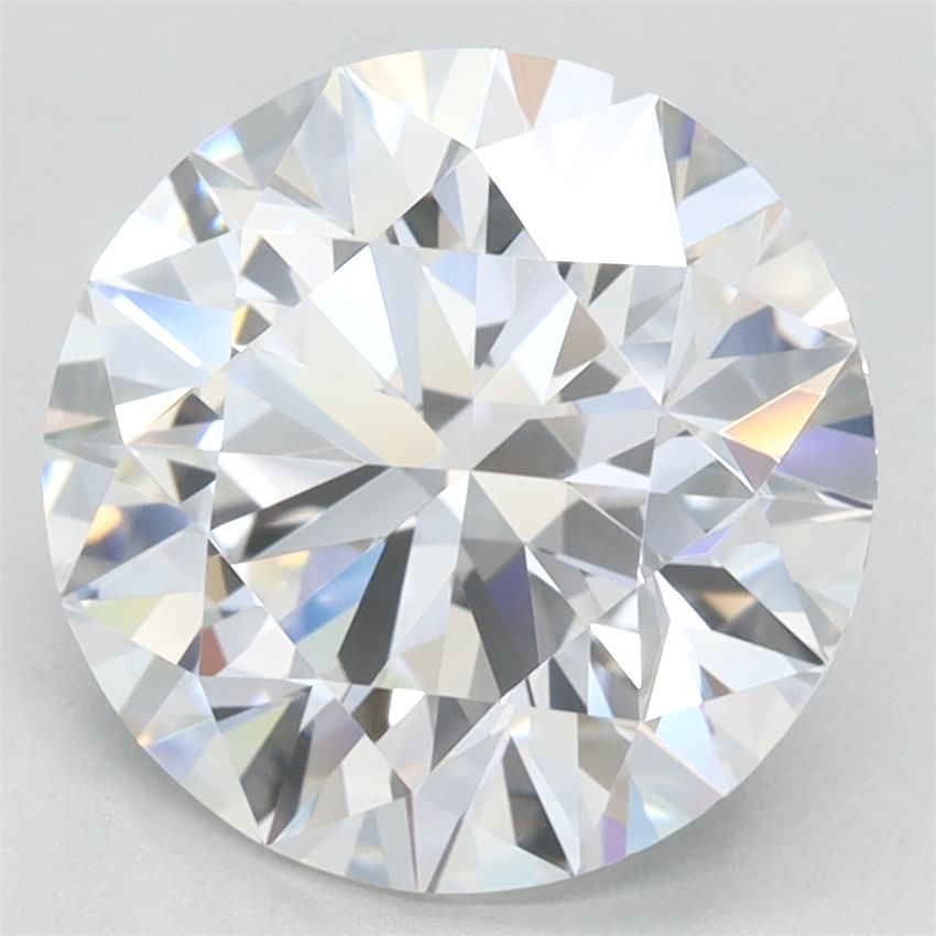 3.3ct Round D VVS1 Lab-Grown Diamond