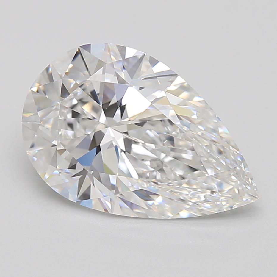 3.32ct Pear E IF Lab-Grown Diamond