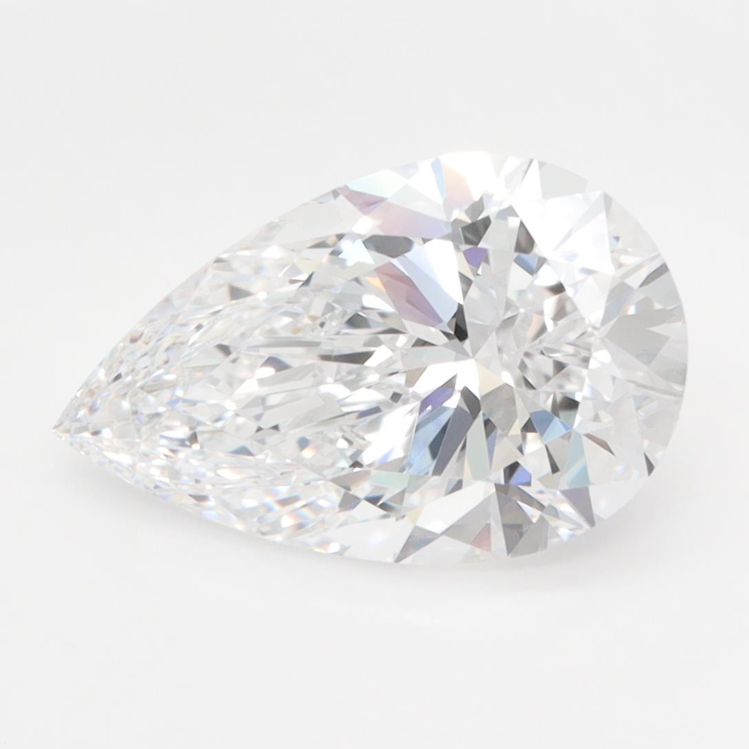 3.04ct Pear D FL Lab-Grown Diamond