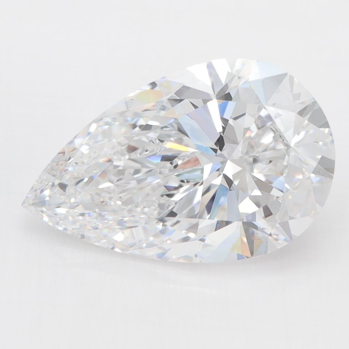 4.05ct Pear D VVS2 Lab-Grown Diamond