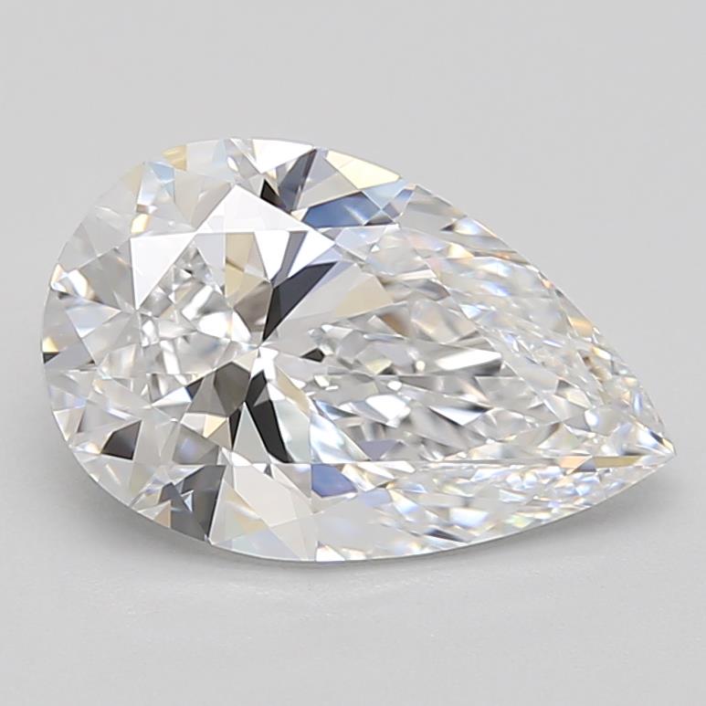 2ct Pear D IF Lab-Grown Diamond