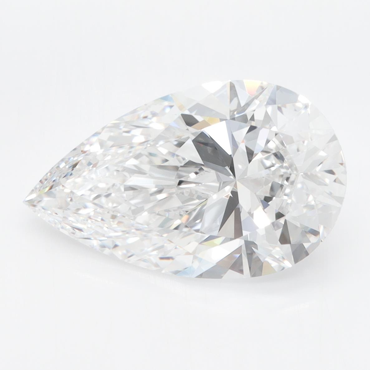 3.99ct Pear E FL Lab-Grown Diamond