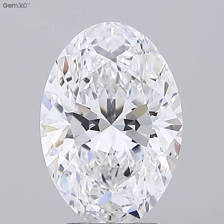 3.38ct Oval E VVS1 Lab-Grown Diamond