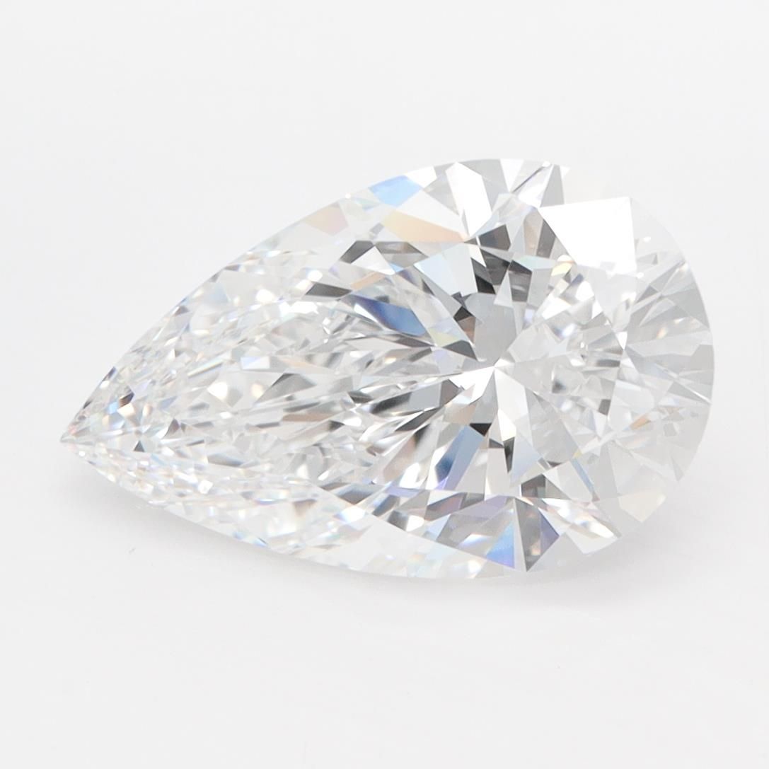 3.08ct Pear D VVS1 Lab-Grown Diamond