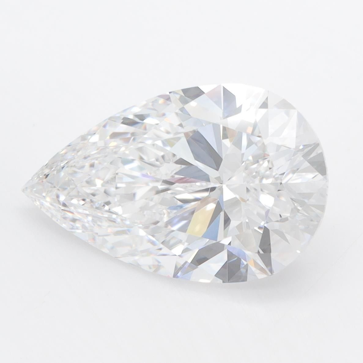 4.1ct Pear D IF Lab-Grown Diamond