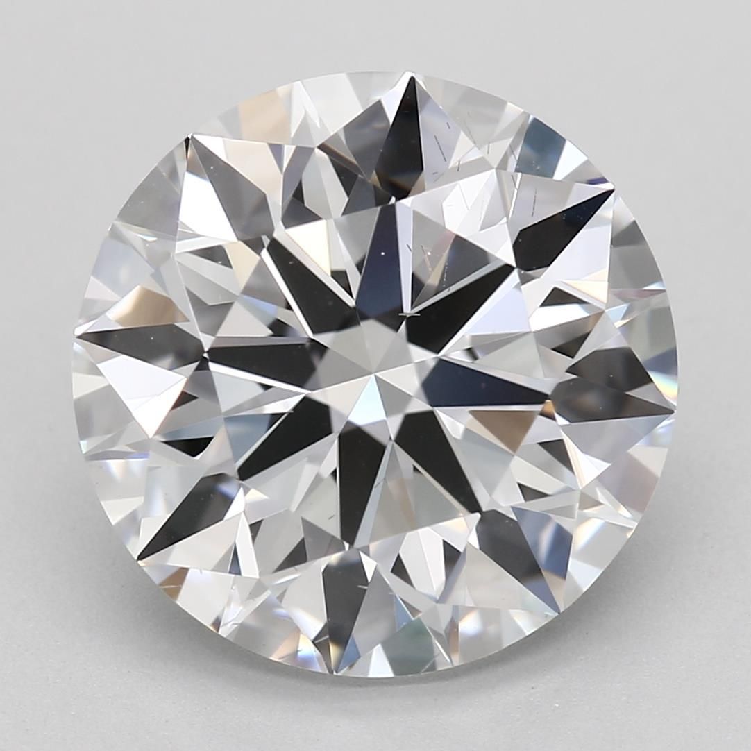 3.81ct Round D SI1 Lab-Grown Diamond