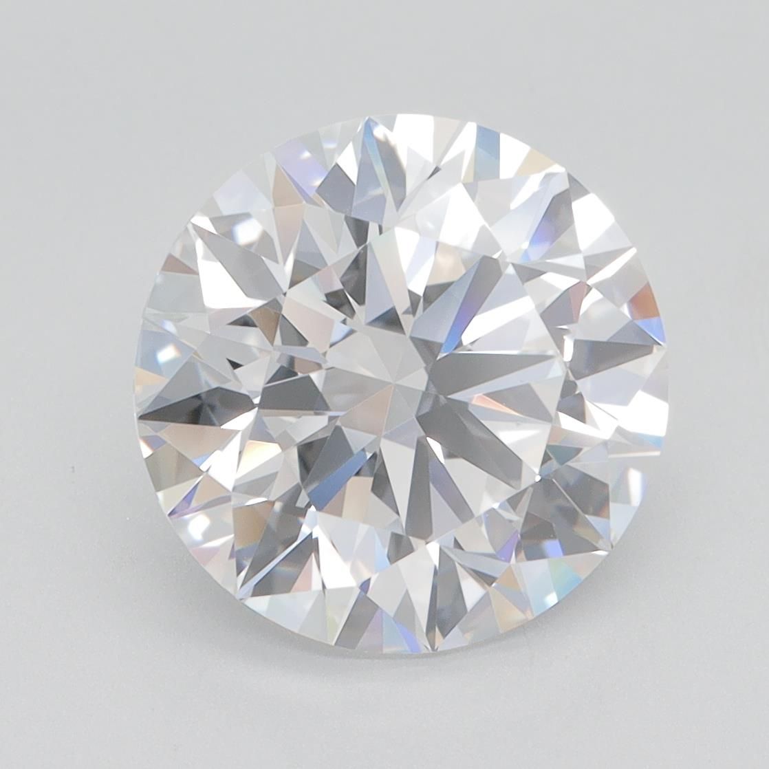 4.09ct Round F VVS1 Lab-Grown Diamond