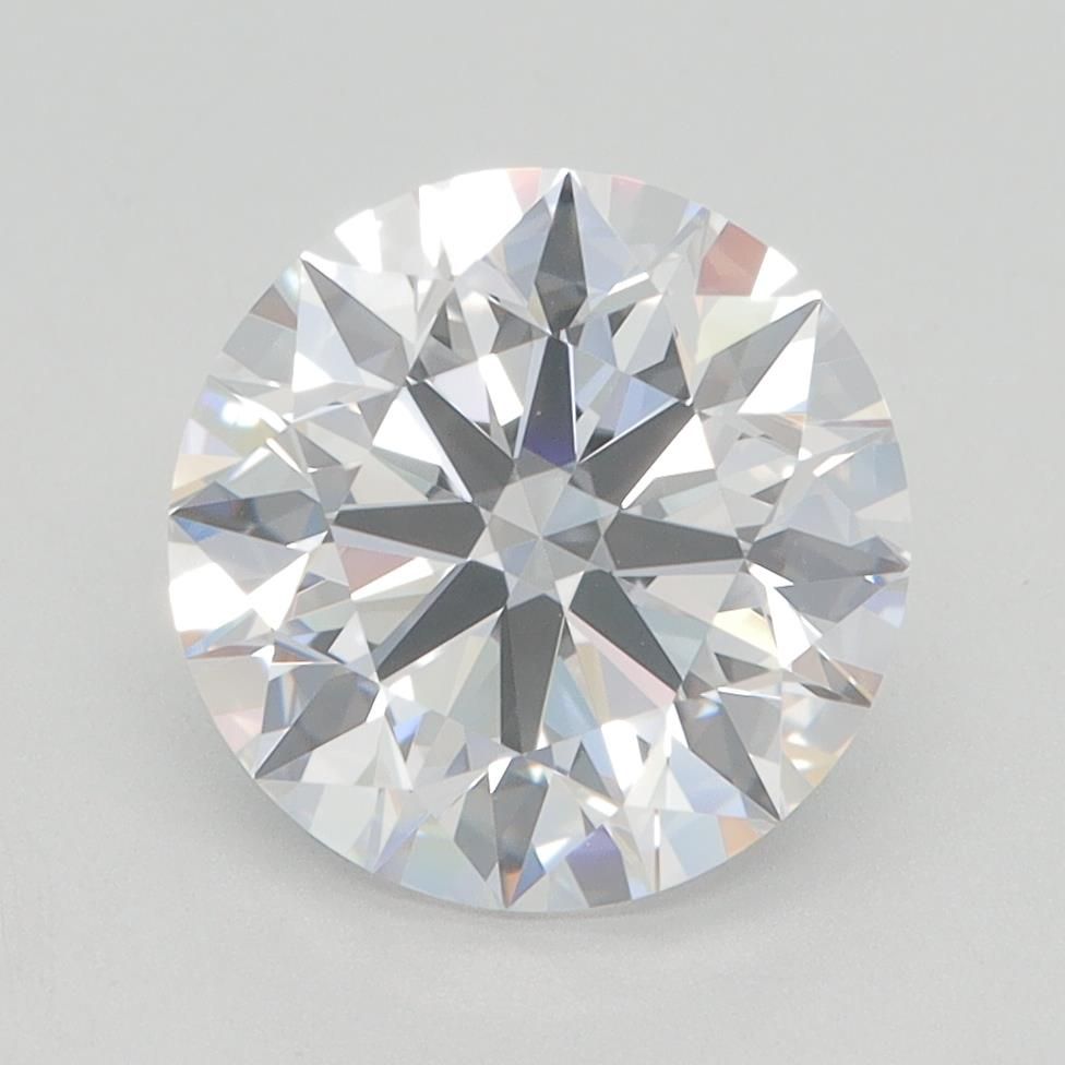 2.8ct Round D VVS2 Lab-Grown Diamond
