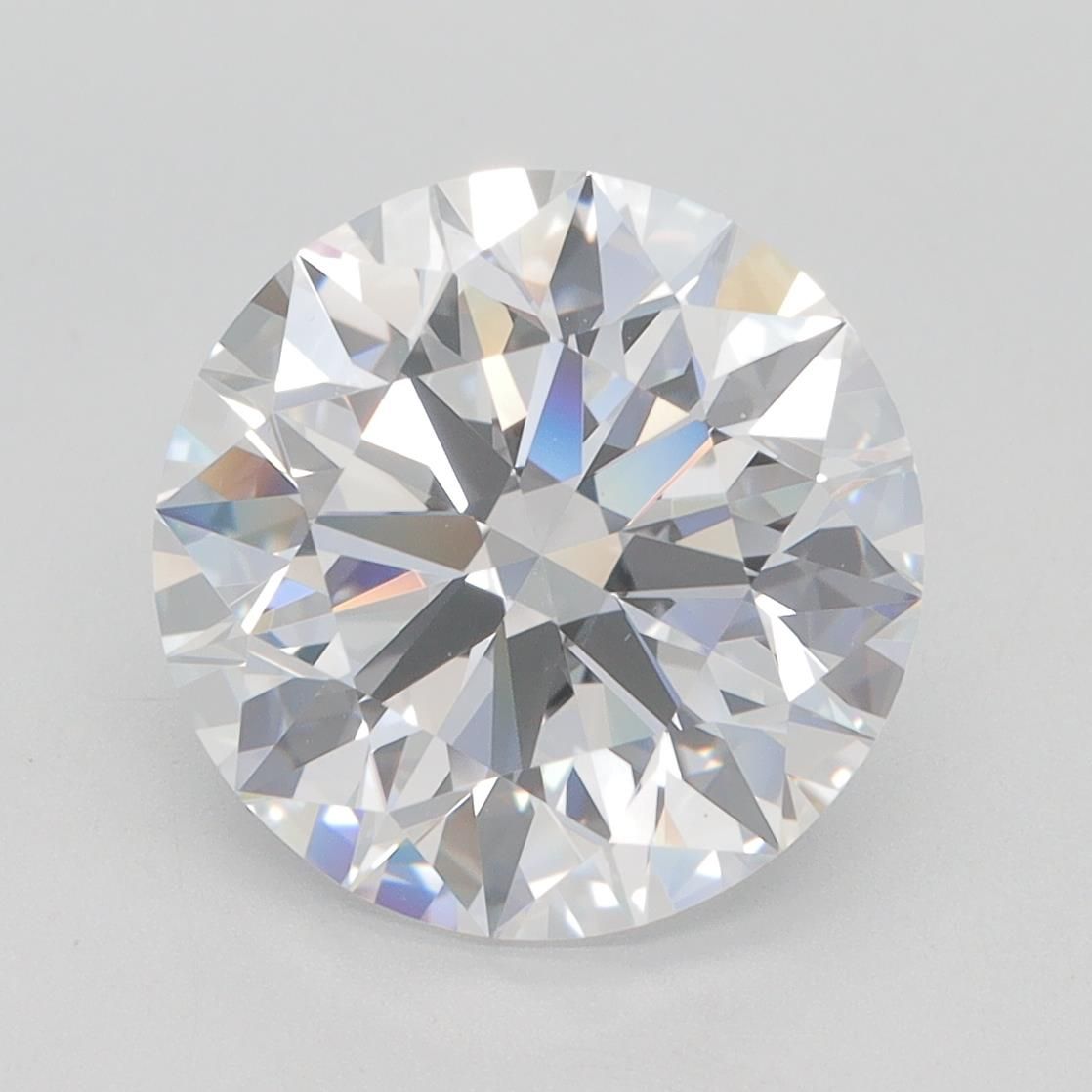 4.29ct Round D VVS2 Lab-Grown Diamond