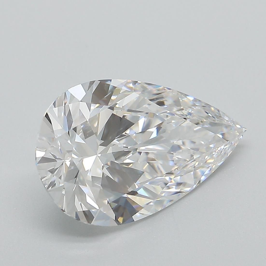 3.36ct Pear D VVS2 Lab-Grown Diamond