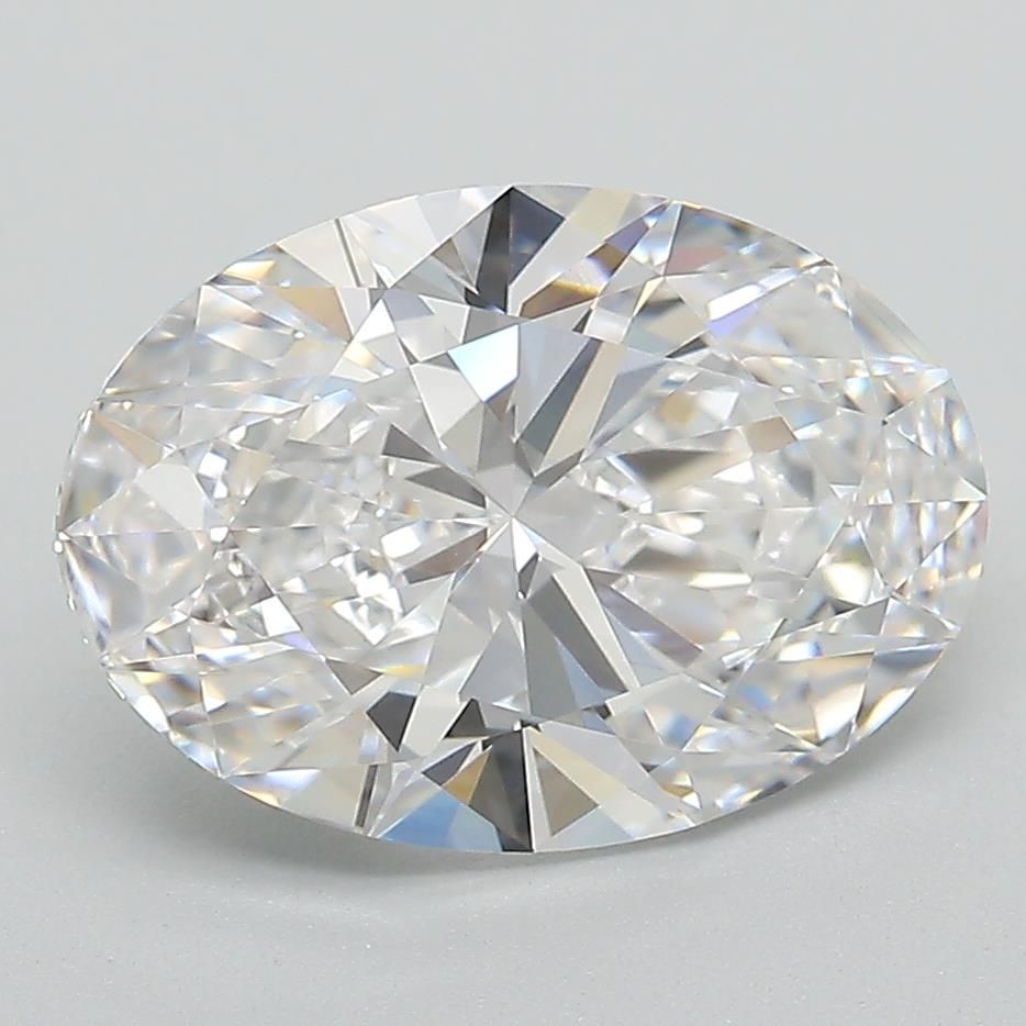 3.36ct Oval D VVS2 Lab-Grown Diamond
