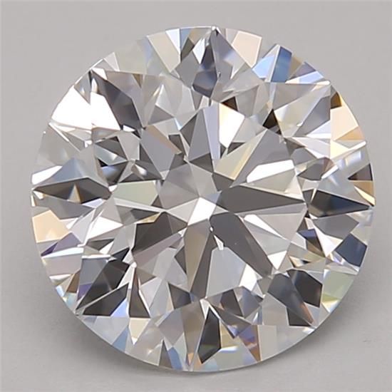 2.7ct Round D IF Lab-Grown Diamond