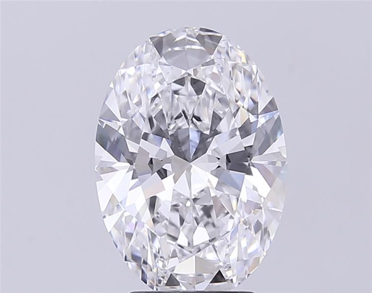 3.8ct Oval E VVS2 Lab-Grown Diamond