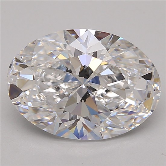 3.31ct Oval D IF Lab-Grown Diamond