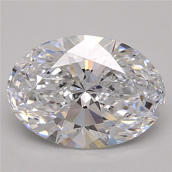 2.87ct Oval D VVS1 Lab-Grown Diamond