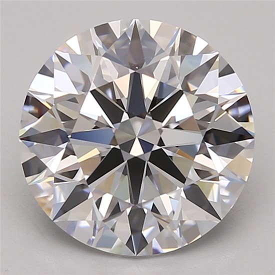2.86ct Round D IF Lab-Grown Diamond