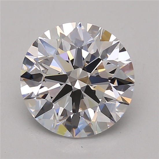 2.73ct Round D IF Lab-Grown Diamond