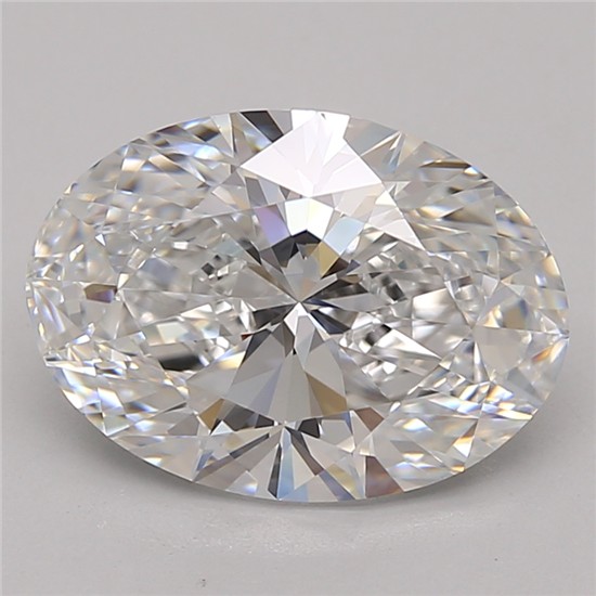 3.38ct Oval D IF Lab-Grown Diamond
