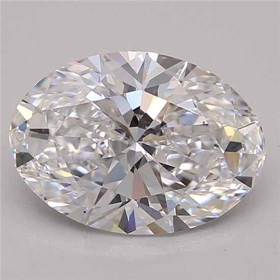 2.87ct Oval D VVS2 Lab-Grown Diamond