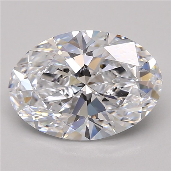 2.5ct Oval D IF Lab-Grown Diamond