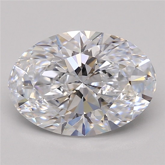 2.45ct Oval D IF Lab-Grown Diamond