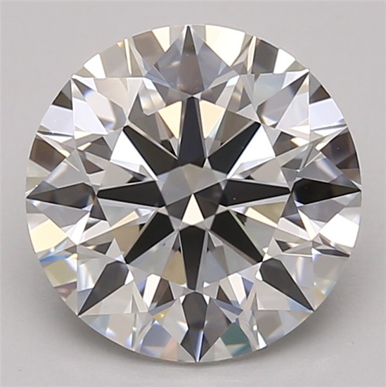 2.3ct Round F VVS2 Lab-Grown Diamond