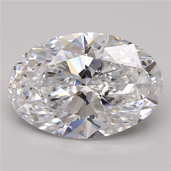 2.96ct Oval D IF Lab-Grown Diamond