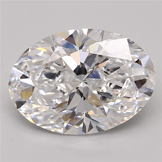 2.66ct Oval D IF Lab-Grown Diamond