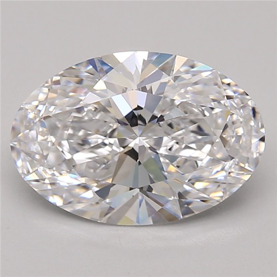 2.63ct Oval D IF Lab-Grown Diamond