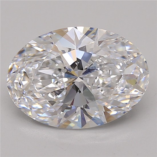 3.21ct Oval D FL Lab-Grown Diamond