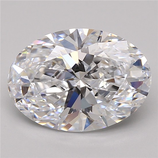 3.31ct Oval D IF Lab-Grown Diamond