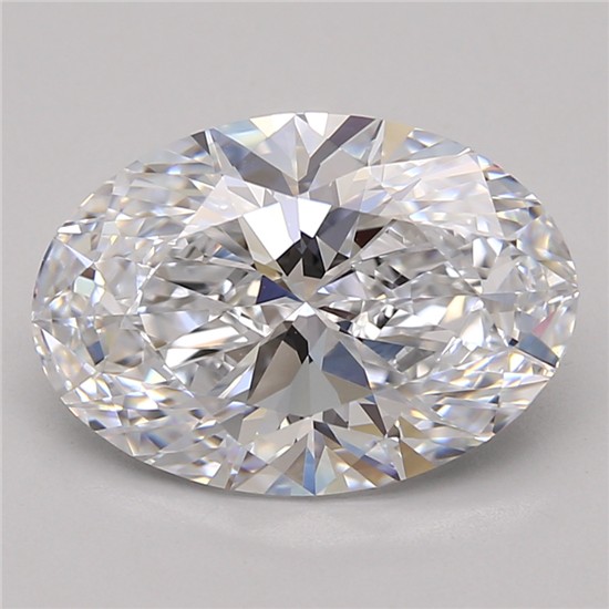3.71ct Oval D FL Lab-Grown Diamond