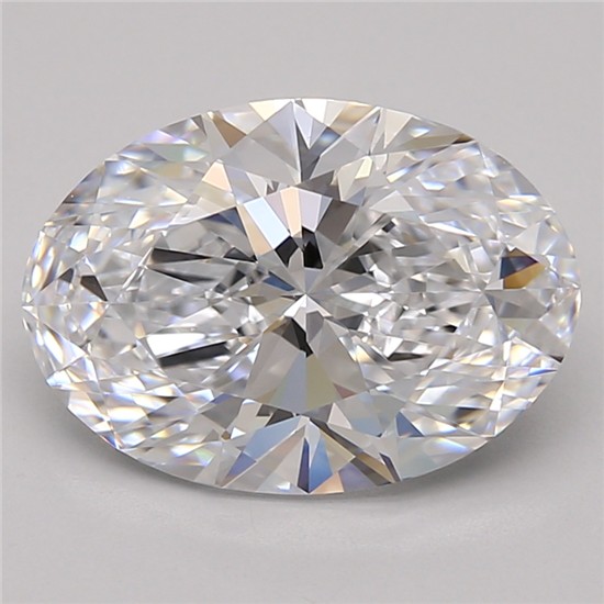 3.31ct Oval D IF Lab-Grown Diamond