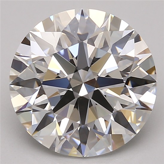 3.82ct Round F VVS2 Lab-Grown Diamond