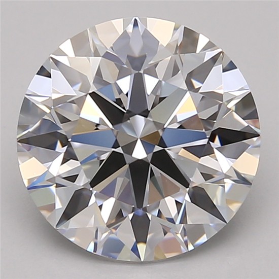 3.08ct Round D IF Lab-Grown Diamond