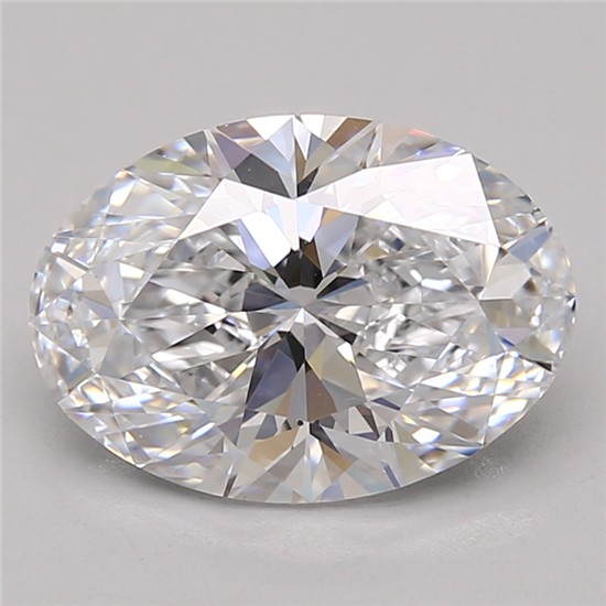 2.8ct Oval D FL Lab-Grown Diamond