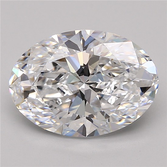 3.47ct Oval D VVS1 Lab-Grown Diamond