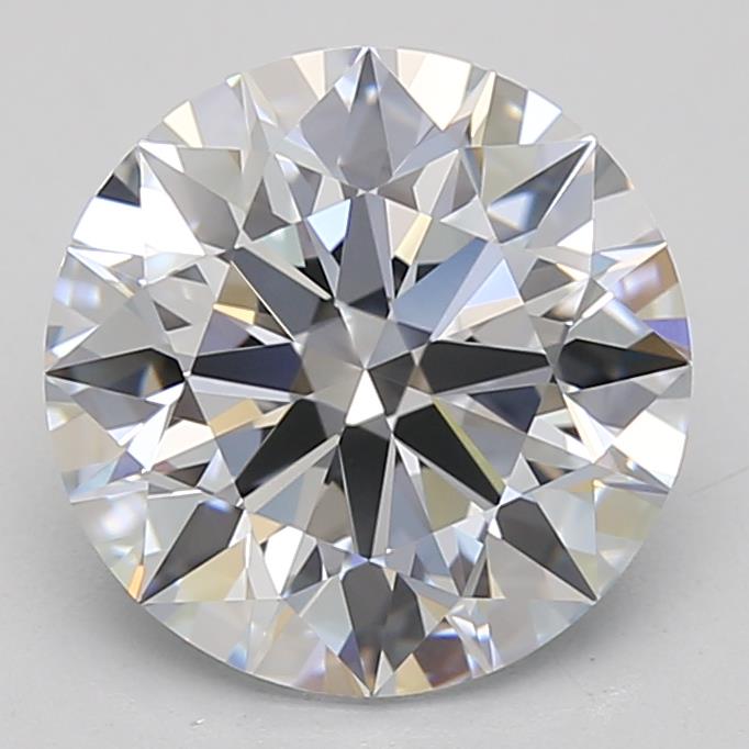2.81ct Round F IF Lab-Grown Diamond