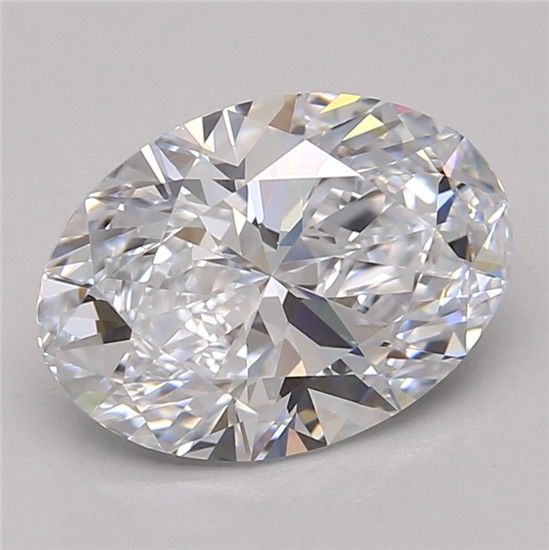 2.56ct Oval D IF Lab-Grown Diamond