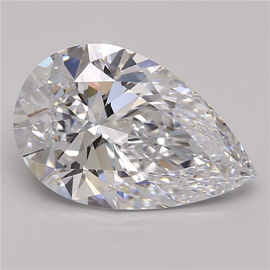 3.57ct Pear D FL Lab-Grown Diamond