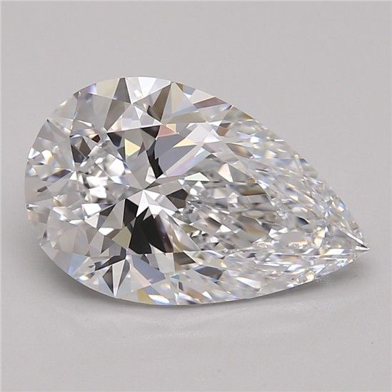 3.67ct Pear D FL Lab-Grown Diamond