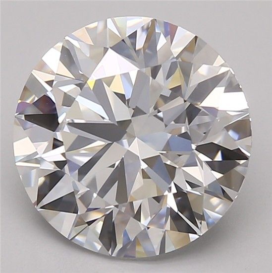 3.93ct Round D IF Lab-Grown Diamond