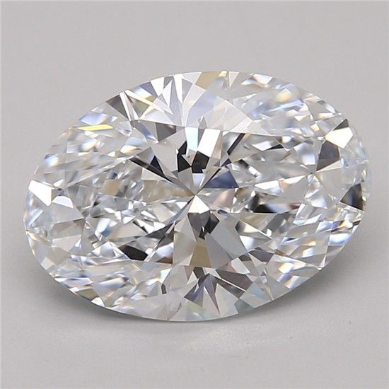 3.78ct Oval D IF Lab-Grown Diamond