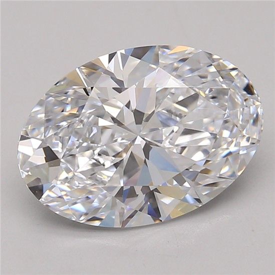 3.55ct Oval D IF Lab-Grown Diamond