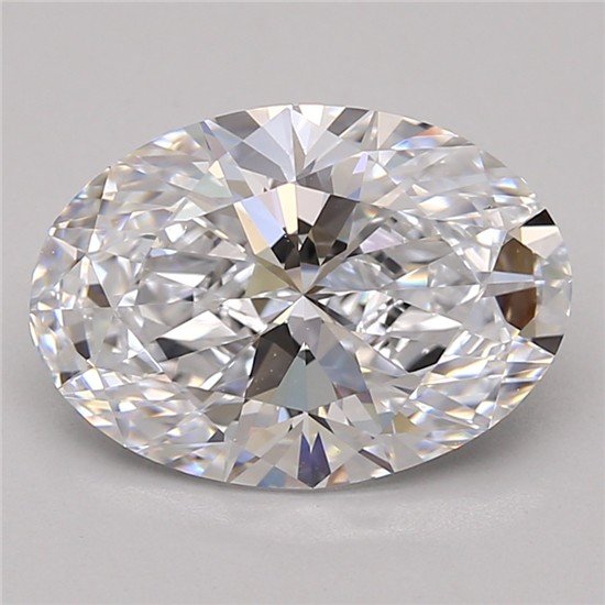 2.98ct Oval D IF Lab-Grown Diamond