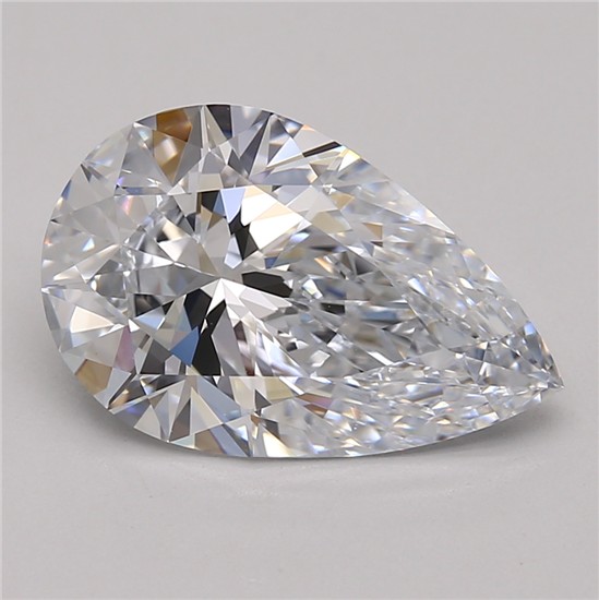 3.47ct Pear D VVS2 Lab-Grown Diamond