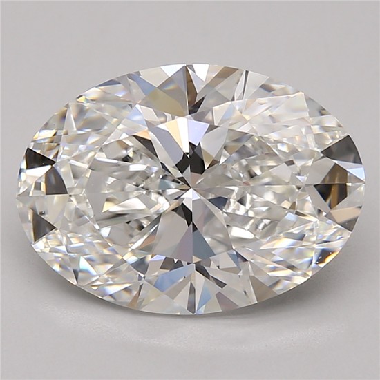 4.58ct Oval F IF Lab-Grown Diamond