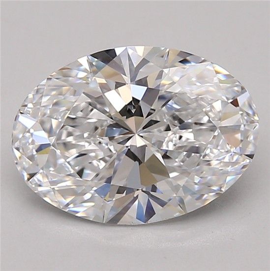 2.7ct Oval D VVS1 Lab-Grown Diamond